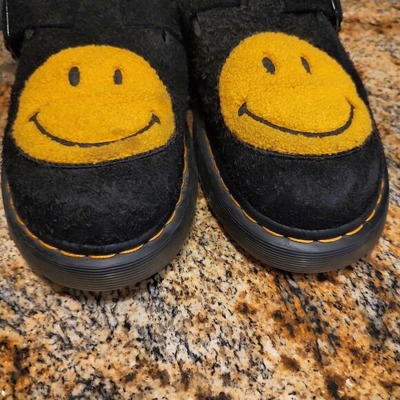 Dr. Martens Jorge Mules Smiley Face Black Mens Sandals Shoes US 12 main image 14